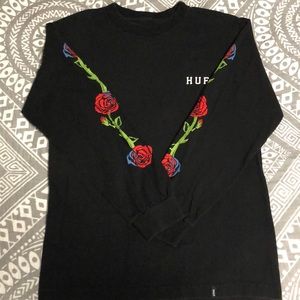 HUF Men’s Rose Long Sleeve Tee
